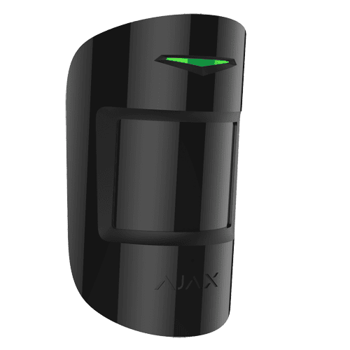 CombiProtect
Detector IR y combinado de movimiento y detector de rotura de cristal con micrófono Negro