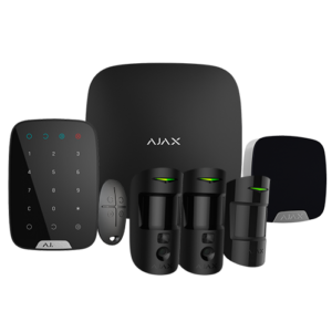Kit de alarma profesional
Ajax HUB 2, 2 PIRCAM, 1 detector PIR
1 mando, 1 teclado y 1 sirena interior Negro