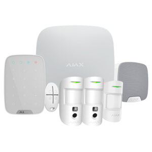 Kit de alarma profesional
Ajax HUB 2, 2 PIRCAM, 1 detector PIR
1 mando, 1 teclado y 1 sirena interior Blanco