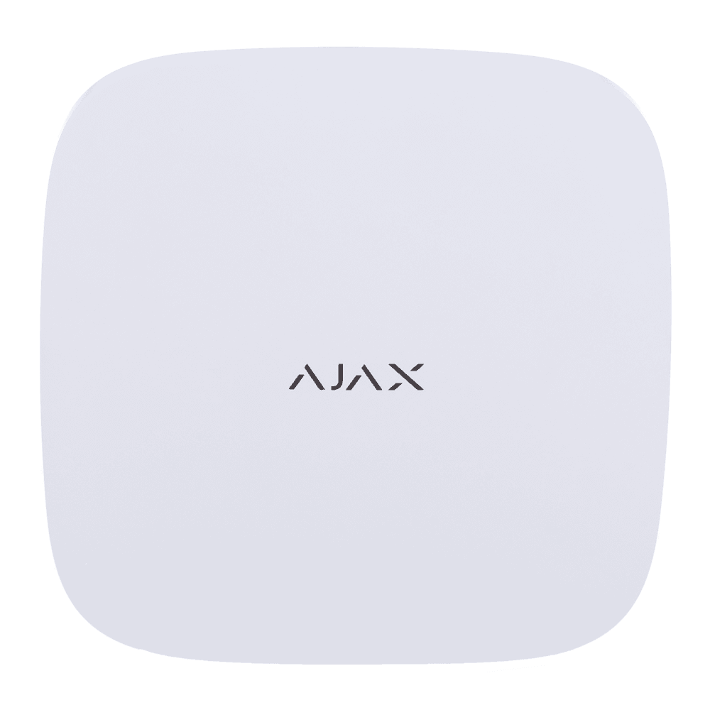 Hub 2 Plus (4G) y WIFI Panel de control del sistema de seguridad que admite dispositivos inalámbricos Blanco