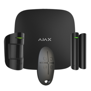 Kit de alarma profesional
Ajax Hub, 1 detector PIR, 1 protector puerta y 1 mando Negro