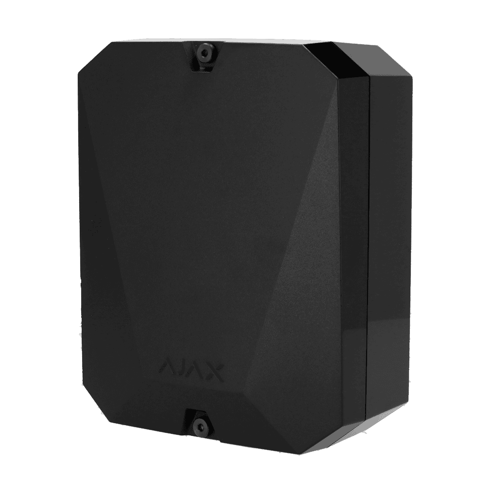 MultiTransmitter
Módulo para integrar detectores cableados o dispositivos de terceros con Ajax Negro