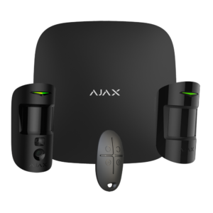 Kit de alarma profesional
Ajax Hub 2, 1 PIRCAM
1 detector PIR y 1 mando Negro