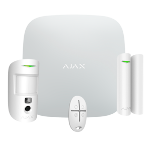 Kit de alarma profesional
Ajax HUB 2 Plus, 1 PIRCAM
1 Contacto magnético y 1 mando Blanco