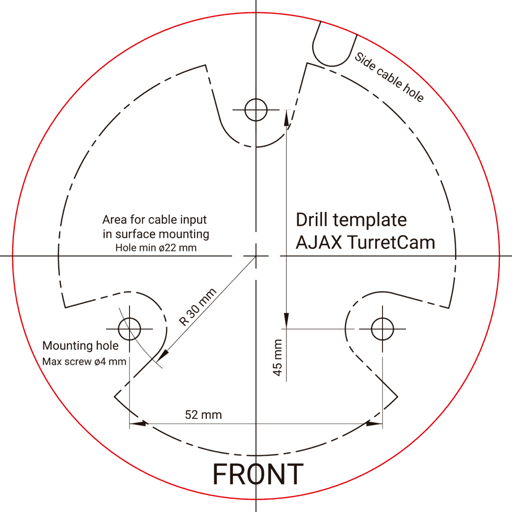 Cámara IP Turret 5 Megapixel Ajax Lente 2,8 mm - Imagen 5
