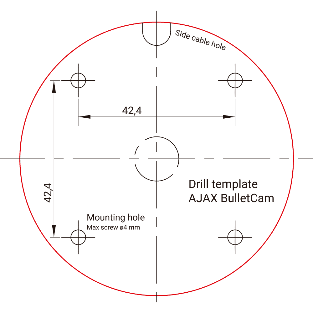 Cámara IP Bullet 8 Megapixel Ajax Lente 2,8 mm - Imagen 5